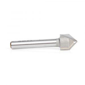 Amana 45723 Carbide Tipped V-Groove 90 Deg x 1/2 Dia x 1/4 x 1/4 Inch Shank
