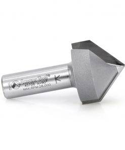 Amana 45726 Carbide Tipped V-Groove 90 Deg x 1-1/4 Dia x 9/16 x 1/2 Inch Shank