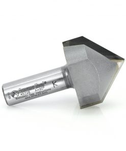 Amana 45728 Carbide Tipped V-Groove 90 Deg x 1-1/2 Dia x 1-1/4 Inch x 1/2 Shank