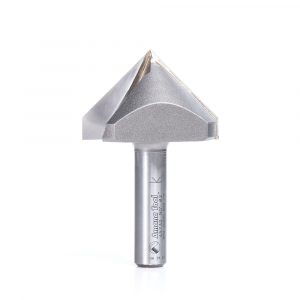 Amana 45732 Carbide Tipped V-Groove 90 Deg x 2 Inch Dia x 1 x 1/2 Shank
