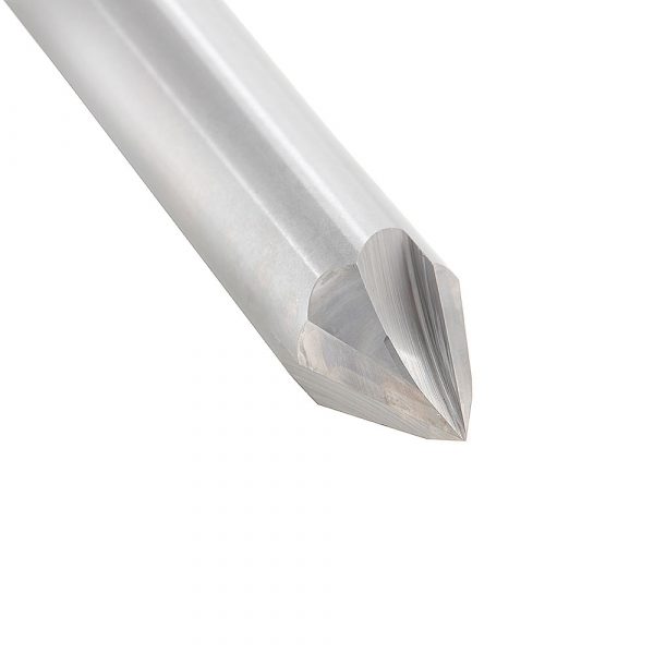 Amana 45733 Solid Carbide V-Groove Signmaking & Lettering 60 Deg x 1/2 Dia x 1/2 x 1/2 Inch Shank