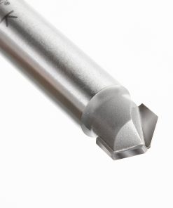 Amana 45736 Carbide Tipped Double Edge Folding V-Groove 108 Deg x 0.090 Inch Tip Width x 5/32 x 1/2 Dia. x 1/2 Inch Shank