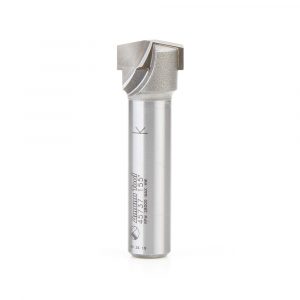 Amana 45737 Carbide Tipped Double Edge Folding V-Groove 155 Deg x 0.118 Inch Tip Width x 3/4 Dia x 1/8 x 1/2 Inch Shank