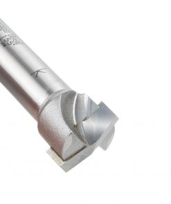 Amana 45737 Carbide Tipped Double Edge Folding V-Groove 155 Deg x 0.118 Inch Tip Width x 3/4 Dia x 1/8 x 1/2 Inch Shank