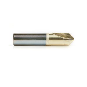 Amana 45747 Carbide V-Groove 90 Deg. Folding for Composite Material Panels Like TCM, CCM, ACM. 0.090 Inch Tip Width x 13/64 x 1/2 Dia. x 1/2 Inch Shank ZrN Coated Router Bit