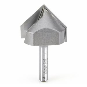 Amana 45751 Carbide Tipped V-Groove 90 Deg x 1-1/4 Dia x 5/8 x 1/4 Inch Shank