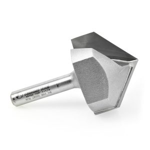 Amana 45752 Carbide Tipped V-Groove 100 Deg x 1-1/4 Dia x 17/32 x 1/4 Inch Shank