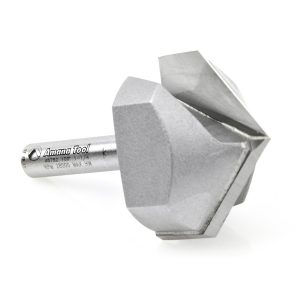 Amana 45752 Carbide Tipped V-Groove 100 Deg x 1-1/4 Dia x 17/32 x 1/4 Inch Shank