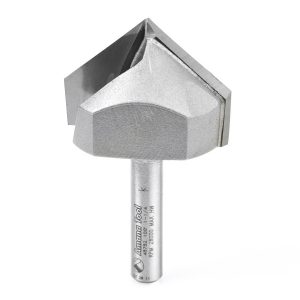 Amana 45752 Carbide Tipped V-Groove 100 Deg x 1-1/4 Dia x 17/32 x 1/4 Inch Shank