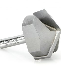 Amana 45754 Carbide Tipped V-Groove 110 Deg x 1-1/4 Dia x 7/16 x 1/4 Inch Shank