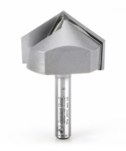 Amana 45754 Carbide Tipped V-Groove 110 Deg x 1-1/4 Dia x 7/16 x 1/4 Inch Shank