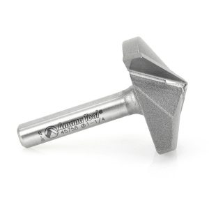 Amana 45758 Carbide Tipped V-Groove 130 Deg x 1-1/4 Dia x 9/32 x 1/4 Inch Shank
