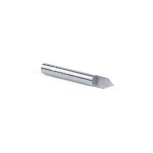 Amana 45761 Solid Carbide 60 Degree Engraving 0.010 Tip Width x 1/4 Shank x 2 Inch Long Signmaking Router Bit
