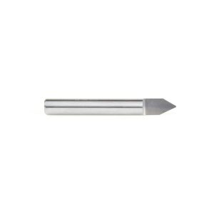 Amana 45763 Solid Carbide 60 Degree Engraving 0.020 Tip Width x 1/4 Shank x 2 Inch Long Signmaking Router Bit