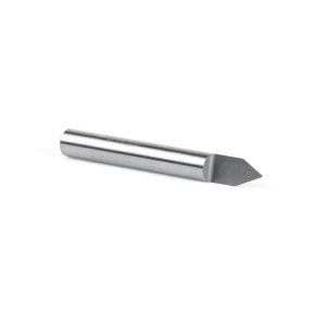 Amana 45763 Solid Carbide 60 Degree Engraving 0.020 Tip Width x 1/4 Shank x 2 Inch Long Signmaking Router Bit