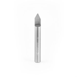 Amana 45765 Solid Carbide 60 Degree Engraving 0.030 Tip Width x 1/4 Shank x 2 Inch Long Signmaking Router Bit