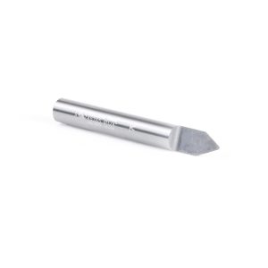 Amana 45765 Solid Carbide 60 Degree Engraving 0.030 Tip Width x 1/4 Shank x 2 Inch Long Signmaking Router Bit