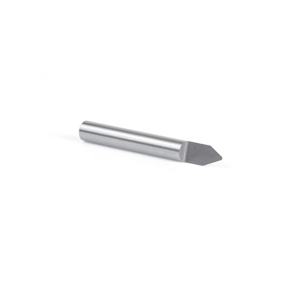 Amana 45766 Solid Carbide 60 Degree Engraving 0.040 Tip Width x 1/4 Shank x 2 Inch Long Signmaking Router Bit
