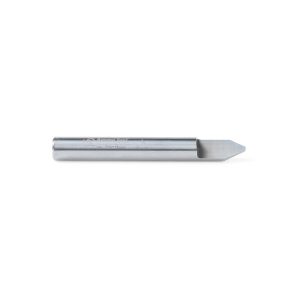 Amana 45767 Solid Carbide 60 Degree Engraving 0.060 Tip Width x 1/4 Shank x 2 Inch Long Signmaking Router Bit