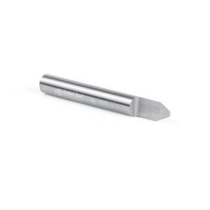 Amana 45768 Solid Carbide 60 Degree Engraving 0.090 Tip Width x 1/4 Shank x 2 Inch Long Signmaking Router Bit