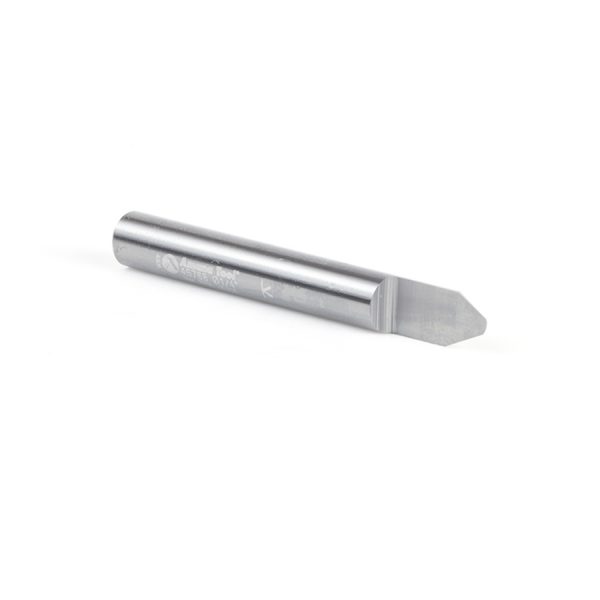 Amana 45768 Solid Carbide 60 Degree Engraving 0.090 Tip Width x 1/4 Shank x 2 Inch Long Signmaking Router Bit