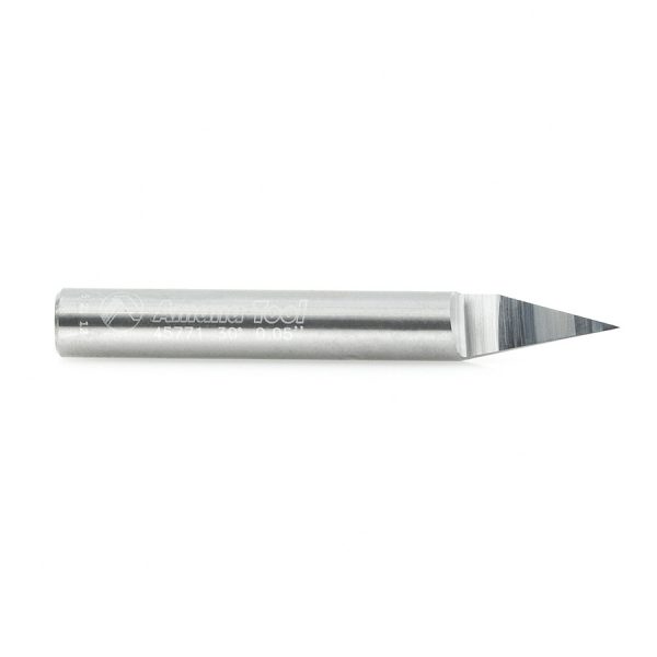 Amana 45771 Solid Carbide 30 Degree Engraving 0.005 Tip Width x 1/4 Inch Shank Signmaking