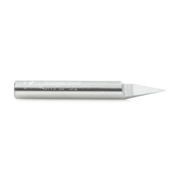 Amana 45773 Solid Carbide 30 Degree Engraving 0.020 Tip Width x 1/4 Inch Shank Signmaking
