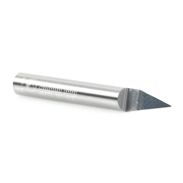 Amana 45773 Solid Carbide 30 Degree Engraving 0.020 Tip Width x 1/4 Inch Shank Signmaking