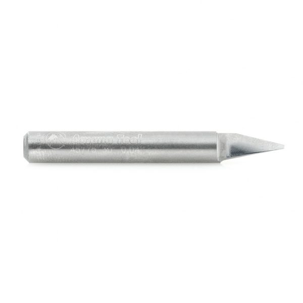 Amana 45775 Solid Carbide 30 Degree Engraving 0.040 Tip Width x 1/4 Inch Shank Signmaking