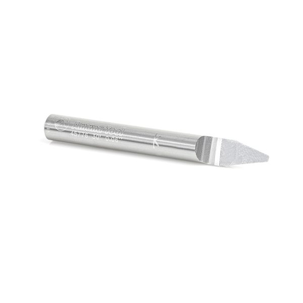 Amana 45776 Solid Carbide 30 Degree Engraving 0.060 Tip Width x 1/4 Inch Shank Signmaking