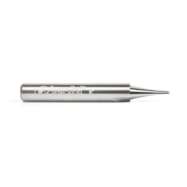 Amana 45780 Solid Carbide V Groove Engraving 15 Deg x 3/16 Dia x 1/2 x 1/4 Inch Shank