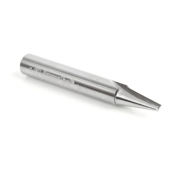 Amana 45780 Solid Carbide V Groove Engraving 15 Deg x 3/16 Dia x 1/2 x 1/4 Inch Shank