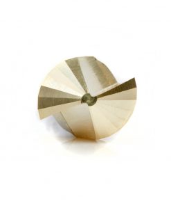 Amana 45781 Carbide V-Groove 108 Deg. Folding for Composite Material Panels Like TCM, CCM, ACM, 0.090 Inch Tip Width x 5/32 x 1/2 Dia. x 1/4 Inch Shank ZrN Coated Router Bit