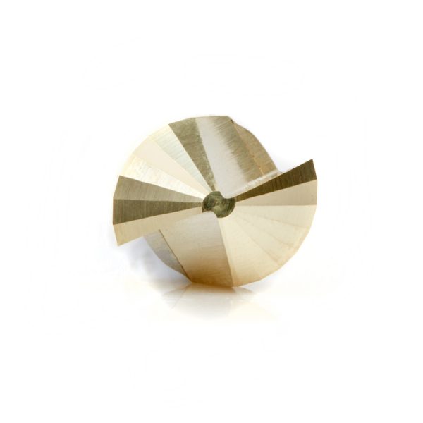 Amana 45781 Carbide V-Groove 108 Deg. Folding for Composite Material Panels Like TCM, CCM, ACM, 0.090 Inch Tip Width x 5/32 x 1/2 Dia. x 1/4 Inch Shank ZrN Coated Router Bit