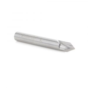 Amana 45782 Solid Carbide V Groove Engraving 60 Deg x 1/4 Dia x 3/16 x 1/4 Inch Shank