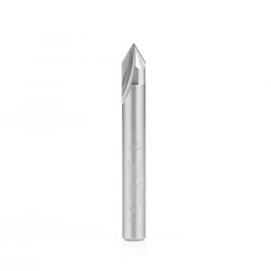 Amana 45782 Solid Carbide V Groove Engraving 60 Deg x 1/4 Dia x 3/16 x 1/4 Inch Shank