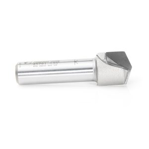 Amana 45791 Carbide Tipped Double Edge Folding V-Groove 135 Deg x 0.078 Inch Tip Width x 3/4 Dia x 1/8 x 1/2 Inch Shank