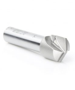 Amana 45791 Carbide Tipped Double Edge Folding V-Groove 135 Deg x 0.078 Inch Tip Width x 3/4 Dia x 1/8 x 1/2 Inch Shank
