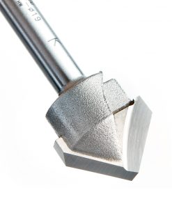 Amana 45793 Carbide Tipped Double Edge Folding V-Groove 90 Deg x 0.118 Inch Tip Width x 3/4 Dia x 5/16 x 1/4 Inch Shank