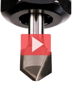 Amana 45795 Carbide Tipped Double Edge Folding V-Groove 108 Deg x 0.090 Inch Tip Width x 5/32 x 1/2 Dia. x 1/4 Inch Shank