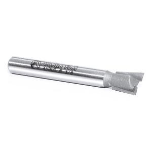 Amana 45800 Carbide Tipped Dovetail 9 Deg x 3/8 Dia x 3/8 x 1/4 Inch Shank
