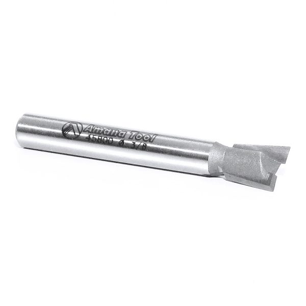Amana 45800 Carbide Tipped Dovetail 9 Deg x 3/8 Dia x 3/8 x 1/4 Inch Shank