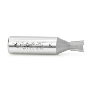 Amana 45802 Carbide Tipped Dovetail 9 Deg x 3/8 Dia x 3/8 x 1/2 Inch Shank
