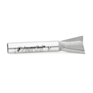 Amana 45804 Carbide Tipped Dovetail 14 Deg x 1/2 Dia x 1/2 x 1/4 Inch Shank