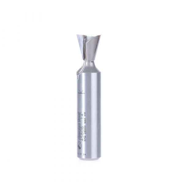 Amana 45806 Carbide Tipped Dovetail 14 Deg x 1/2 Dia x 0.532" x 1/2 Inch Shank for Omnijig & Incra