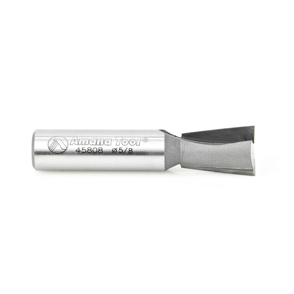 Amana 45808 Carbide Tipped Dovetail 7 Deg x 5/8 Dia x 7/8 x 1/2 Inch Shank