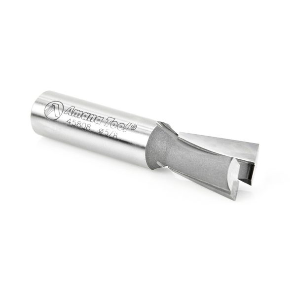 Amana 45808 Carbide Tipped Dovetail 7 Deg x 5/8 Dia x 7/8 x 1/2 Inch Shank