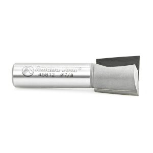 Amana 45812 Carbide Tipped Stair Tread R/H Dovetail 7 Deg x 7/8 Dia x 7/8 x 1/2 Inch Shank