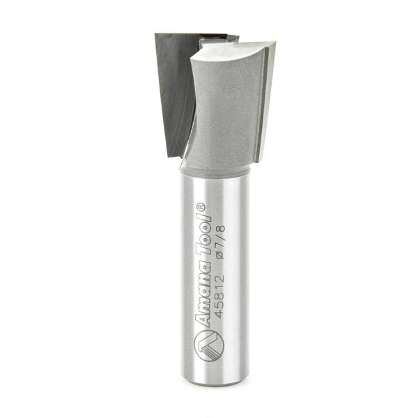 Amana 45812 Carbide Tipped Stair Tread R/H Dovetail 7 Deg x 7/8 Dia x 7/8 x 1/2 Inch Shank