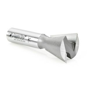 Amana 45814 Carbide Tipped Dovetail 14 Deg x 1 Inch Dia x 1 Inch x 1/2 Shank